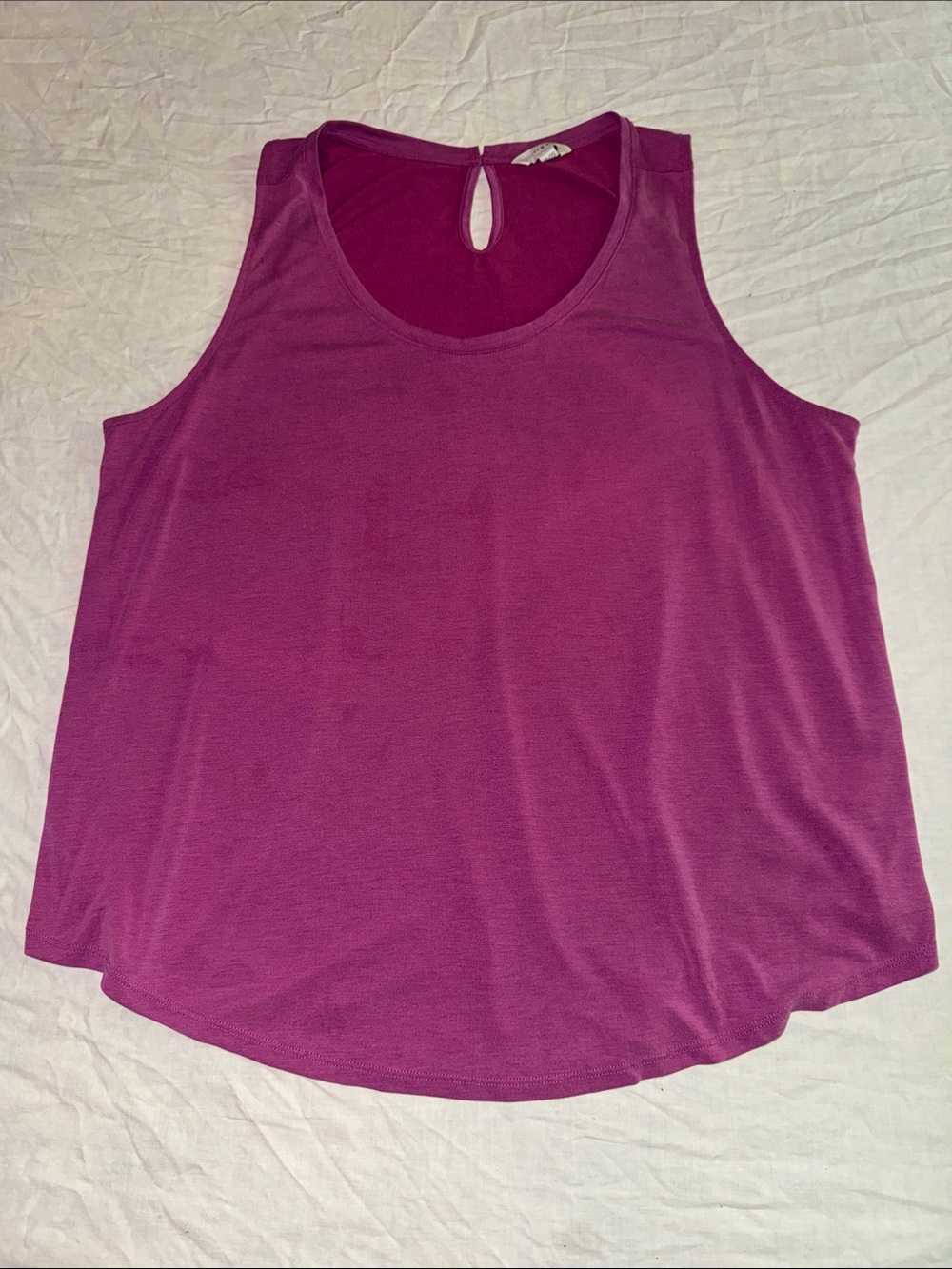 Lucky Brand Mauve Pink Keyhole Knit Tank Top Size XL